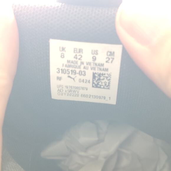 Puma LaMelo Ball MB.03 Lo Black Strong Grey 310519-03 men's size 9 - Picture 9 of 9